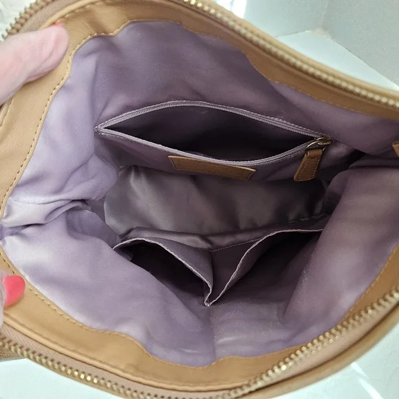 COACH MADISON HIPPIE SHOULDER BAG CAMEL C1381 F20114 - Picture 9 of 10